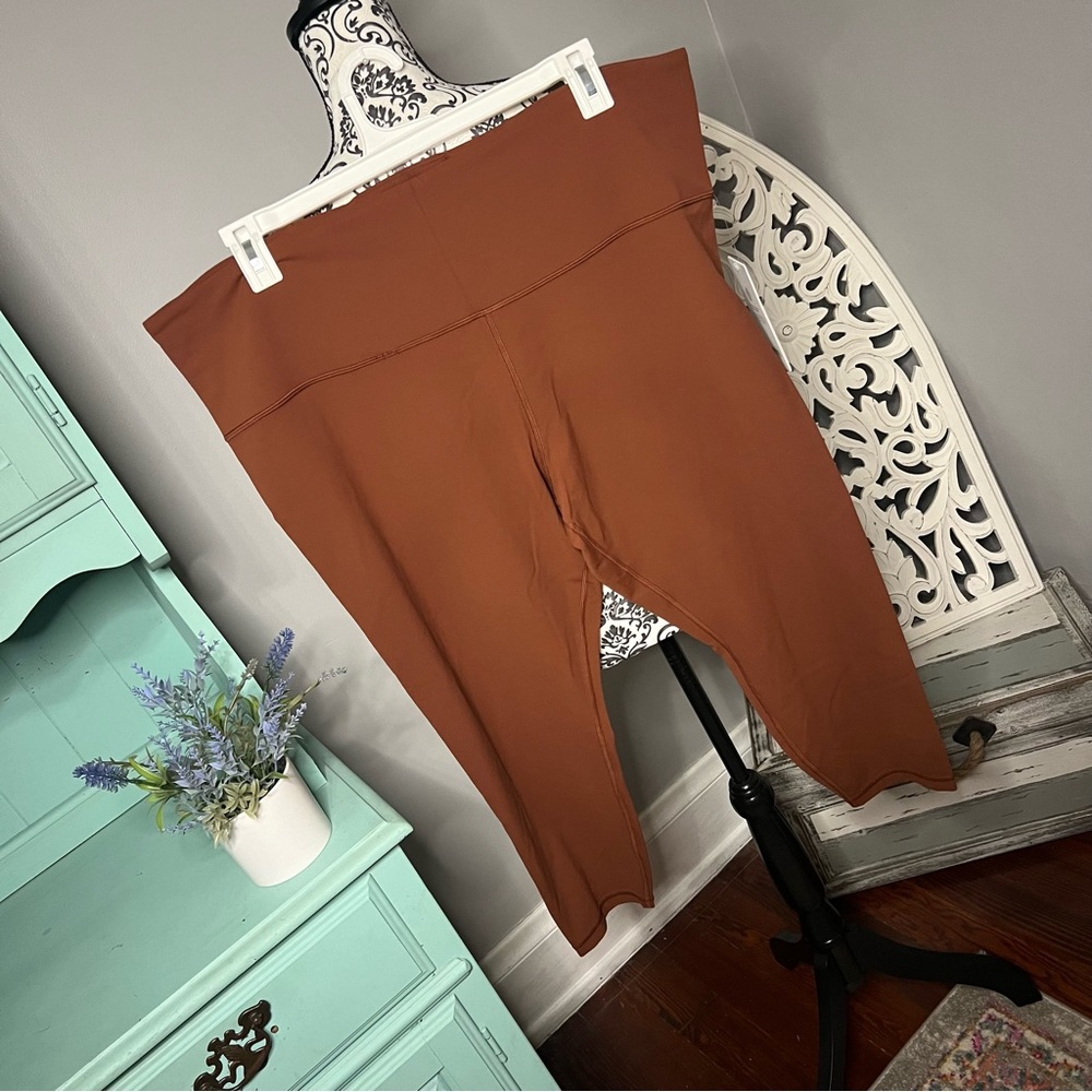 Athleta Ultra High Rise Elation 7/8 Legging Size 3X NWT Ancient Mahogany - Picture 2 of 14
